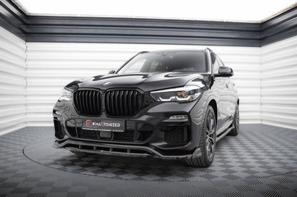 SPLITTER ANTERIORE V.2 ADATTO PER  BMW X5 M-PACK G05  (2018-2023)