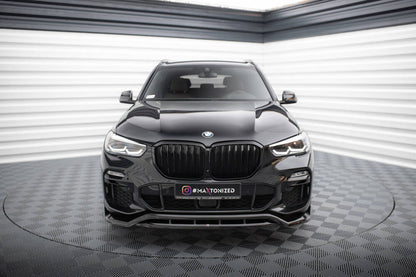 SPLITTER ANTERIORE V.2 ADATTO PER  BMW X5 M-PACK G05  (2018-2023)