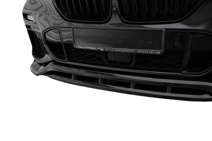 ✨SPLITTER anteriore V2 nero lucido ABS per BMW X5 M-Pack G05✨