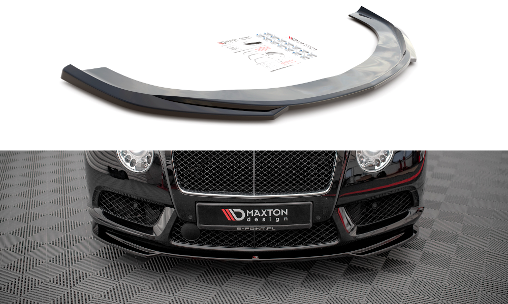 SPLITTER ANTERIORE adatto per V.1 BENTLEY CONTINENTAL GT V8 S MK2 ( 2014 - 2016 )