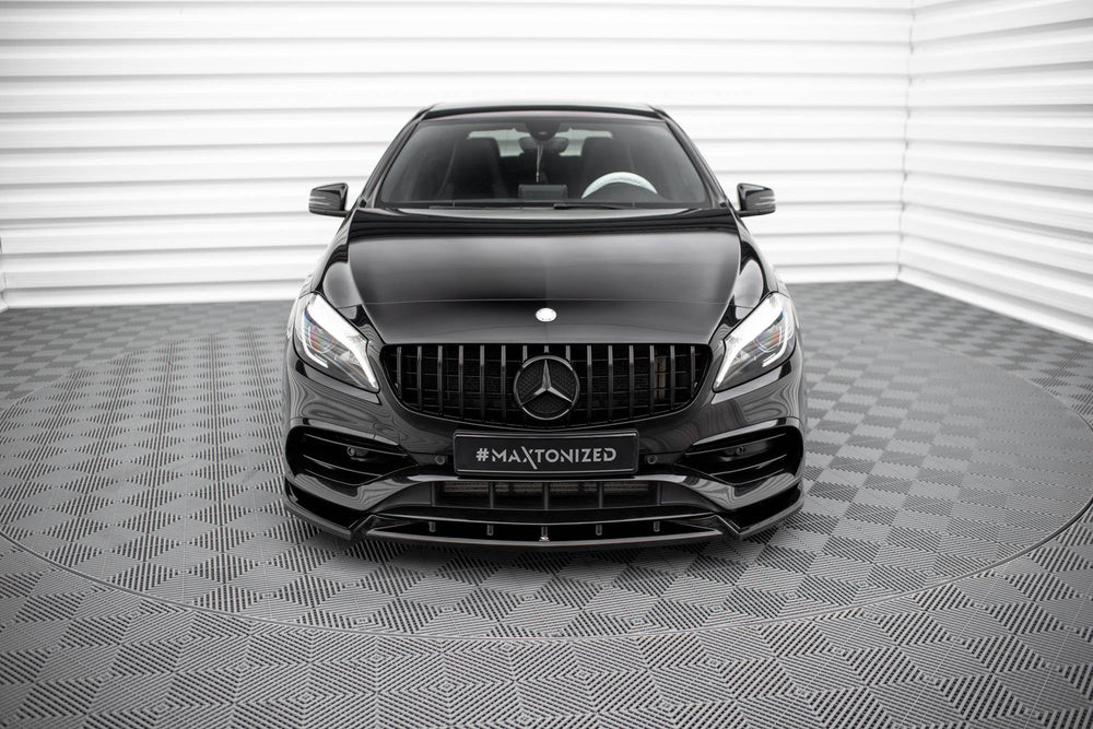 🔥ART.8916 SPLITTER ANTERIORE V.2 MERCEDES-BENZ A AMG-LINE W176 FACELIFT🔥