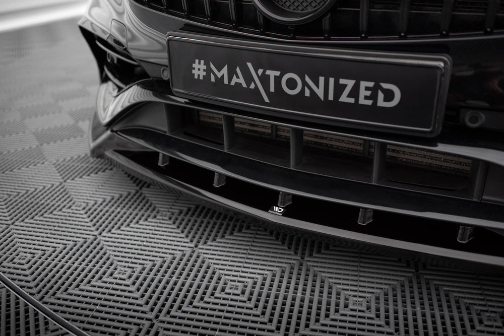 🔥ART.8916 SPLITTER ANTERIORE V.2 MERCEDES-BENZ A AMG-LINE W176 FACELIFT🔥