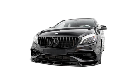 🔥ART.8916 SPLITTER ANTERIORE V.2 MERCEDES-BENZ A AMG-LINE W176 FACELIFT🔥