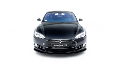 🔥ART.9053 SPLITTER ANTERIORE ADATTO PER V.2 TESLA MODEL S Mk1🔥