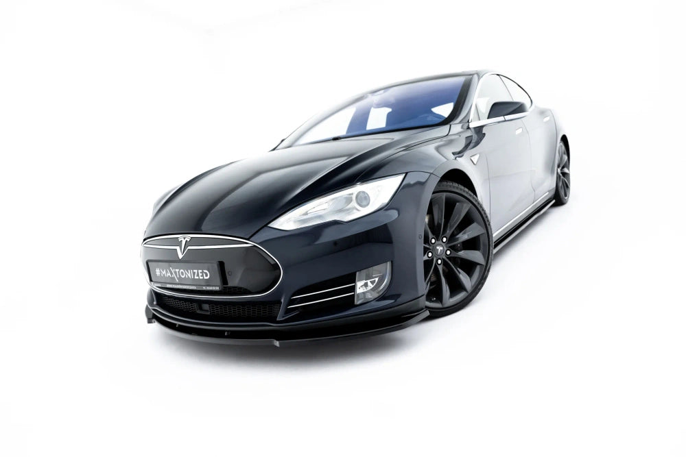 🔥ART.9053 SPLITTER ANTERIORE ADATTO PER V.2 TESLA MODEL S Mk1🔥