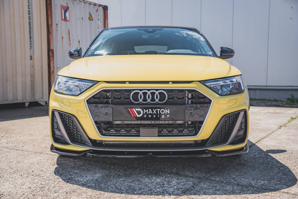 SPLITTER ANTERIORE adatto compatibile per V.3 AUDI A1 S-LINE GB 2018 -