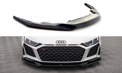 SPLITTER ANTERIORE ADATTO COMPATIBILE PER  V.3 AUDI R8 MK2 FACELIFT  (2018-2023)