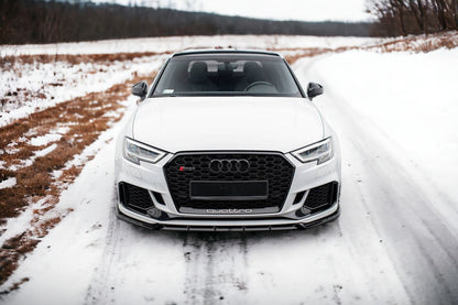 FRONT SPLITTER V.3SUITABLE FOR AUDI RS3 SEDAN 8V FACELIFT 
