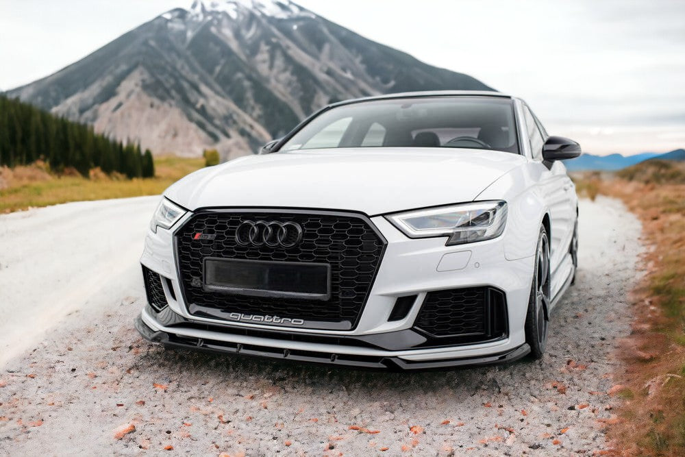 FRONT SPLITTER V.3SUITABLE FOR AUDI RS3 SEDAN 8V FACELIFT 