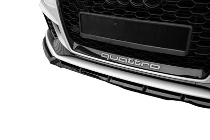 FRONT SPLITTER V.3 SUITABLE FOR AUDI RS3 SEDAN 8V FACELIFT