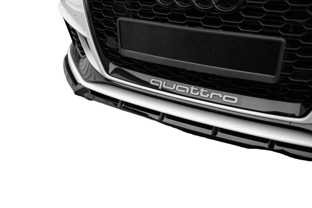 FRONT SPLITTER V.3SUITABLE FOR AUDI RS3 SEDAN 8V FACELIFT 