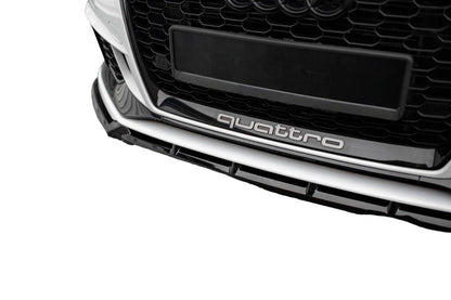FRONT SPLITTER V.3SUITABLE FOR AUDI RS3 SEDAN 8V FACELIFT 