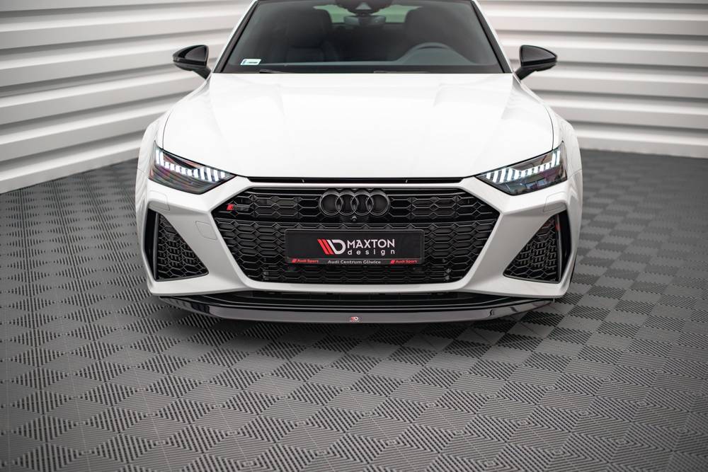 SPLITTER ANTERIORE adatto compatibile per V.3 AUDI RS6 C8 / RS7 C8 (2019 - )