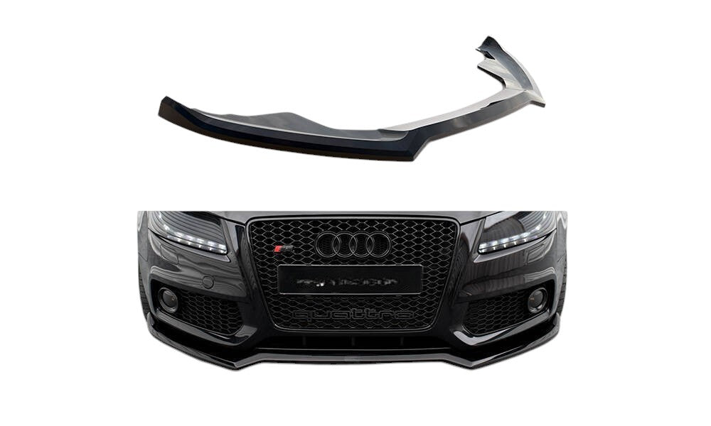 ✨Splitter anteriore V3 design nero lucido per Audi S5/A5 S-Line 8T 2007-2011✨