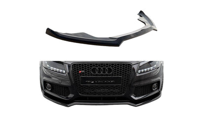 ✨Splitter anteriore V3 design nero lucido per Audi S5/A5 S-Line 8T 2007-2011✨