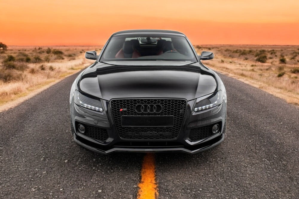 ✨Splitter anteriore V3 design nero lucido per Audi S5/A5 S-Line 8T 2007-2011✨