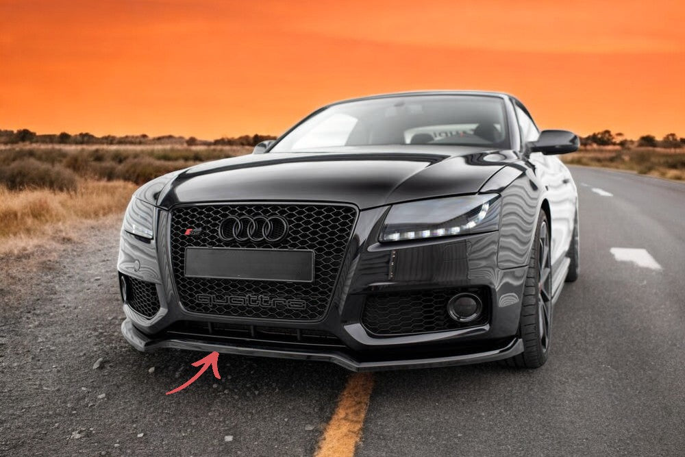 ✨Splitter anteriore V3 design nero lucido per Audi S5/A5 S-Line 8T 2007-2011✨