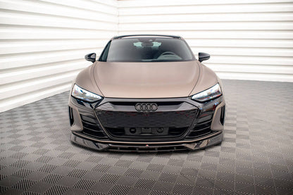 SPLITTER ANTERIORE COMPATIBILE PER V.3 AUDI E-TRON GT / RS GT MK1  (2021 - )