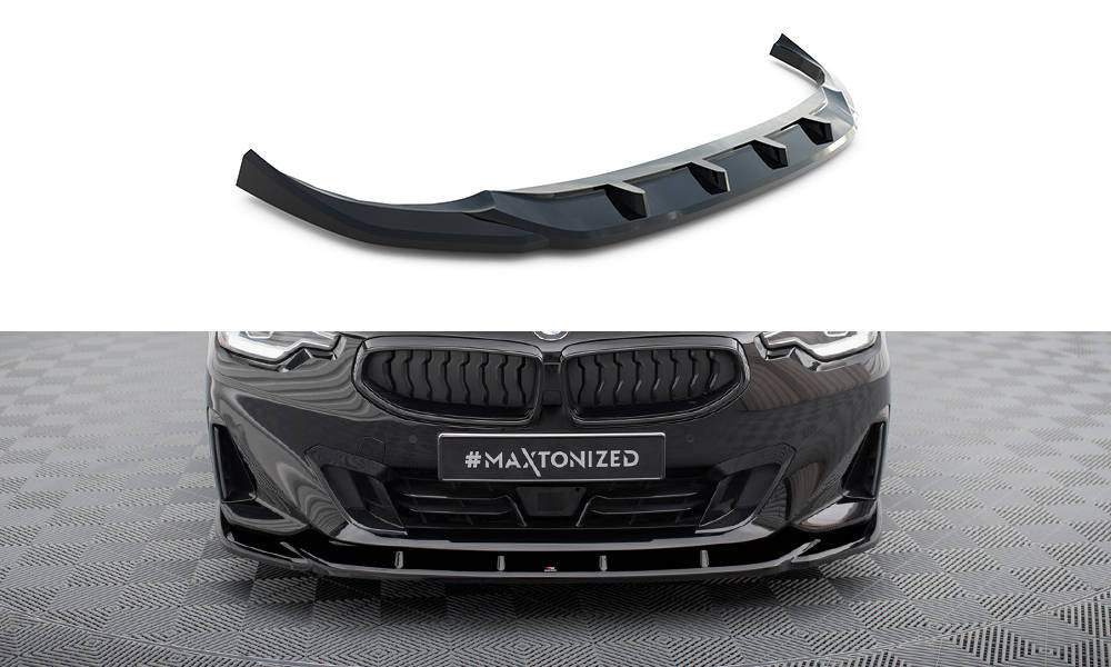 SPLITTER ANTERIORE V.3 ADATTO PER BMW 2 COUPE G42  (2021 -)