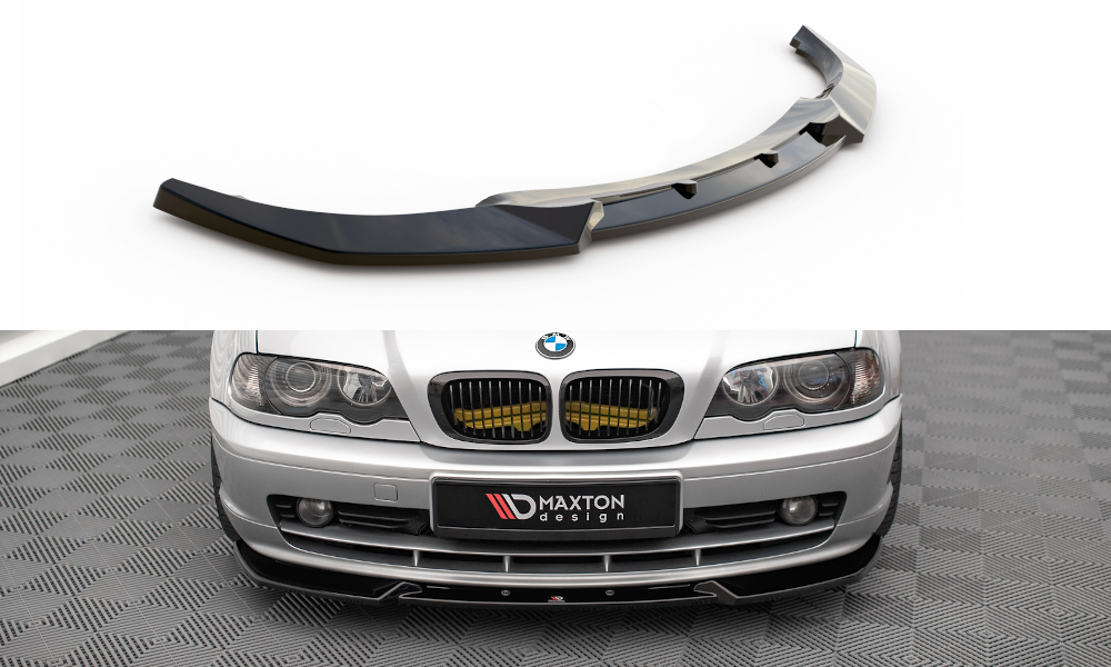 SPLITTER ANTERIORE V.3 COMPATIBILE PER  BMW 3 COUPE E46  (1998-2003)