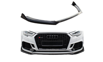 FRONT SPLITTER V.4 SUITABLE FOR AUDI RS3 SEDAN 8V FACELIFT