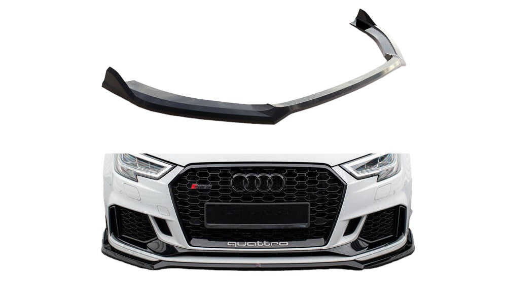 SPLITTER ANTERIORE V.4 ADATTO PER AUDI RS3 SEDAN 8V FACELIFT
