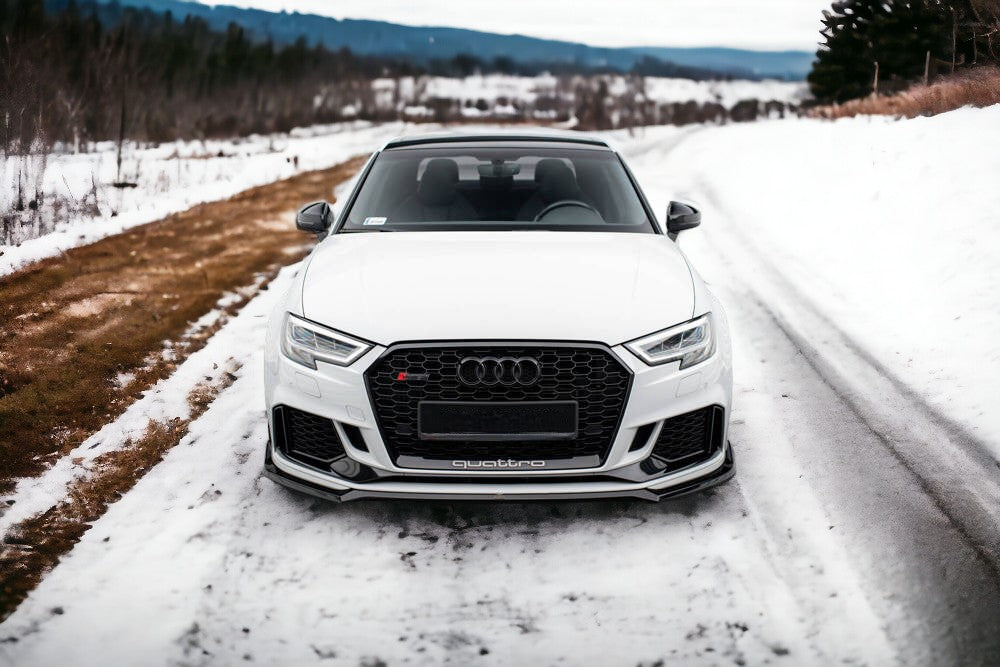 FRONT SPLITTER V.4 SUITABLE FOR AUDI RS3 SEDAN 8V FACELIFT