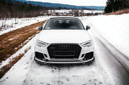 FRONT SPLITTER V.4 SUITABLE FOR AUDI RS3 SEDAN 8V FACELIFT