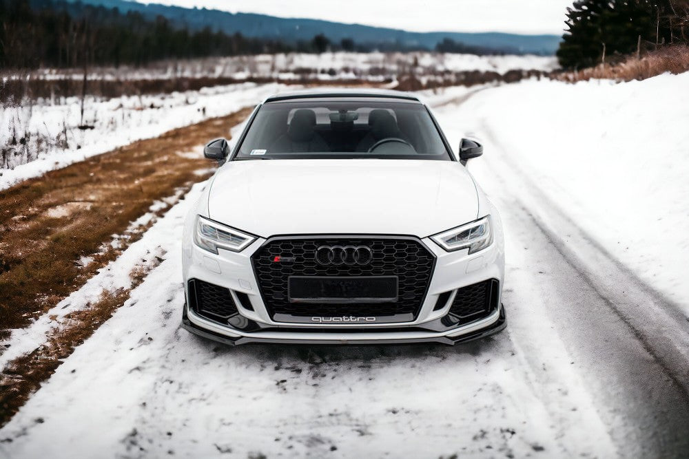 SPLITTER ANTERIORE V.4 ADATTO PER AUDI RS3 SEDAN 8V FACELIFT