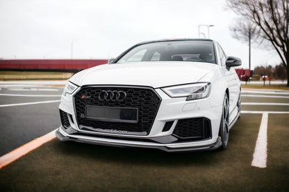 FRONT SPLITTER V.4 SUITABLE FOR AUDI RS3 SEDAN 8V FACELIFT