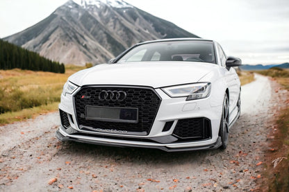 FRONT SPLITTER V.4 SUITABLE FOR AUDI RS3 SEDAN 8V FACELIFT 