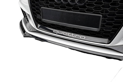 FRONT SPLITTER V.4 SUITABLE FOR AUDI RS3 SEDAN 8V FACELIFT