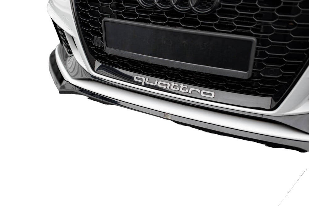 SPLITTER ANTERIORE V.4 ADATTO PER AUDI RS3 SEDAN 8V FACELIFT