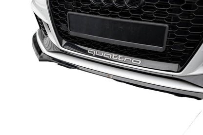 SPLITTER ANTERIORE V.4 ADATTO PER AUDI RS3 SEDAN 8V FACELIFT