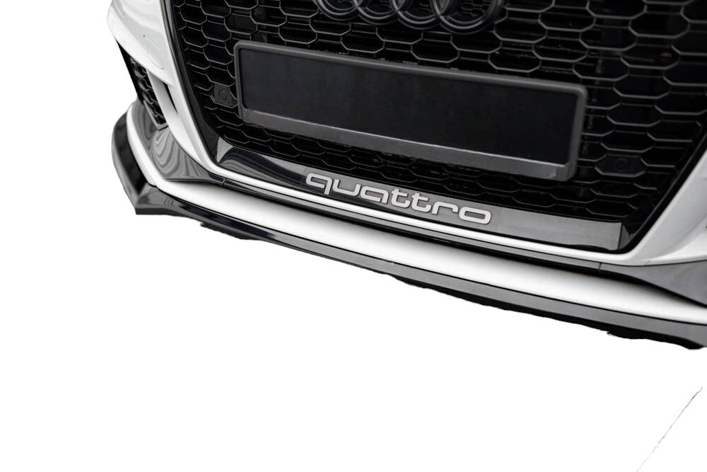 FRONT SPLITTER V.4 SUITABLE FOR AUDI RS3 SEDAN 8V FACELIFT 