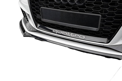 FRONT SPLITTER V.4 SUITABLE FOR AUDI RS3 SEDAN 8V FACELIFT 