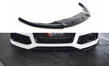 SPLITTER ANTERIORE ADATTO COMPATIBILE PER V.4 AUDI RS7 C7 FACELIFT  (2014 - 2017 )