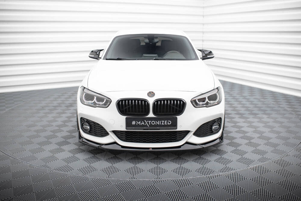 SPLITTER ANTERIORE adatto per V.4 CSL LOOK BMW 1 M-PACK / M140I F20 FACELIFT  2015-2019