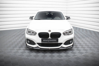 SPLITTER ANTERIORE adatto per V.4 CSL LOOK BMW 1 M-PACK / M140I F20 FACELIFT  2015-2019