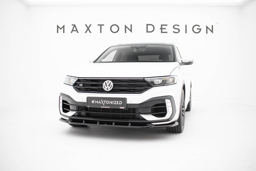 🔥ART.9013 SPLITTER ANTERIORE ADATTO PER VW T-ROC R Mk1🔥