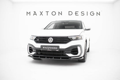 🔥ART.9013 SPLITTER ANTERIORE ADATTO PER VW T-ROC R Mk1🔥