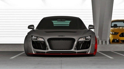 PARAURTI ANTERIORE ADATTO PER  AUDI R8 MK.1   ( 2006-2015 )