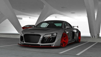 PARAURTI ANTERIORE ADATTO PER  AUDI R8 MK.1   ( 2006-2015 )