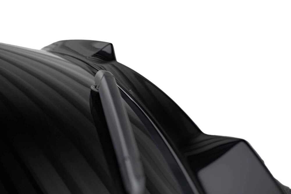 SPOILER COFANO ADATTA A ALFA ROMEO STELVIO SPORTIVO IN ABS NERO LUCIDO VELOCE ..