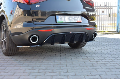 DIFFUSORE POSTERIORE ADATTO PER ALFA ROMEO STELVIO (2016 - 2020)