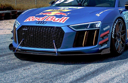 SPLITTER ANTERIORE ADATTO PER  RACING AUDI R8 MK.2   (2015-2018)