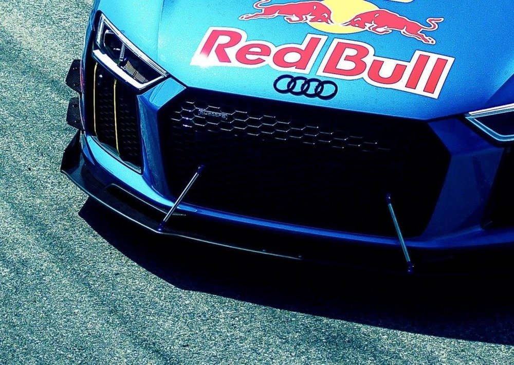 SPLITTER ANTERIORE ADATTO PER  RACING AUDI R8 MK.2   (2015-2018)