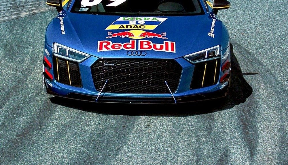 SPLITTER ANTERIORE ADATTO PER  RACING AUDI R8 MK.2   (2015-2018)