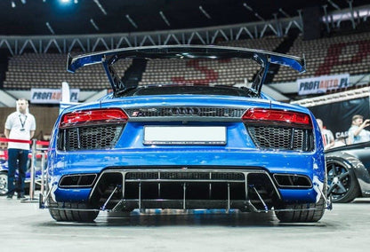 DIFFUSORE POSTERIORE ADATTO PER AUDI R8 MK.2  (2015-2018)
