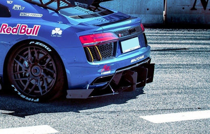 DIFFUSORE POSTERIORE ADATTO PER AUDI R8 MK.2  (2015-2018)